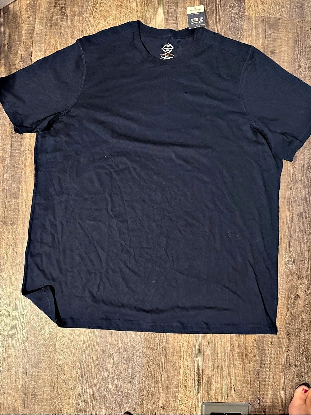 St. John's Bay Super Soft Crew Neck Short Sleeve Big and Tall T-Shirt 3XLT medic